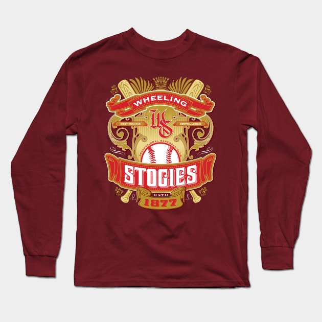 Wheeling Stogies Long Sleeve T-Shirt by MindsparkCreative